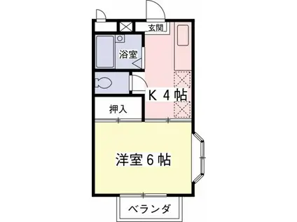 サニーコート桜ヶ丘(1K/3階)の間取り写真
