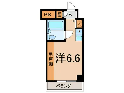 クリオ新子安ファースト(ワンルーム/6階)の間取り写真