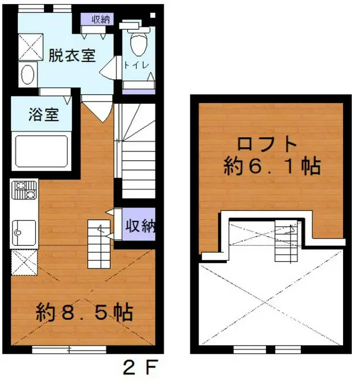 岩淵町ハウス 2階階 間取り