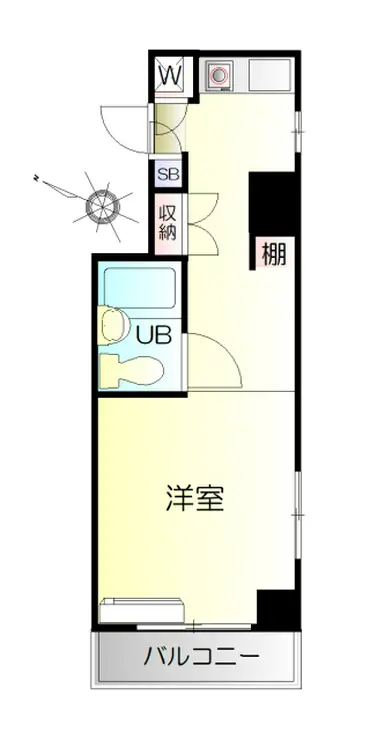 ジョイフル関内 3階階 間取り