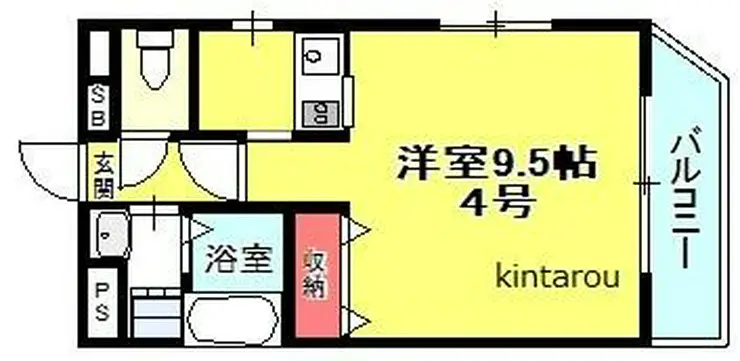 アンブラッセ新検見川 5階階 間取り