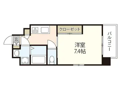 大和興産大州ビル(1K/5階)の間取り写真