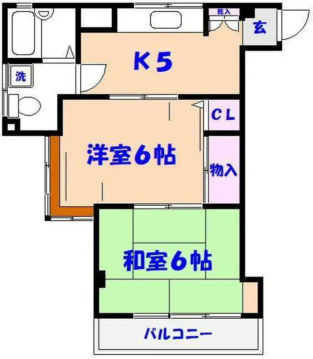 本中山ハイム 3階階 間取り