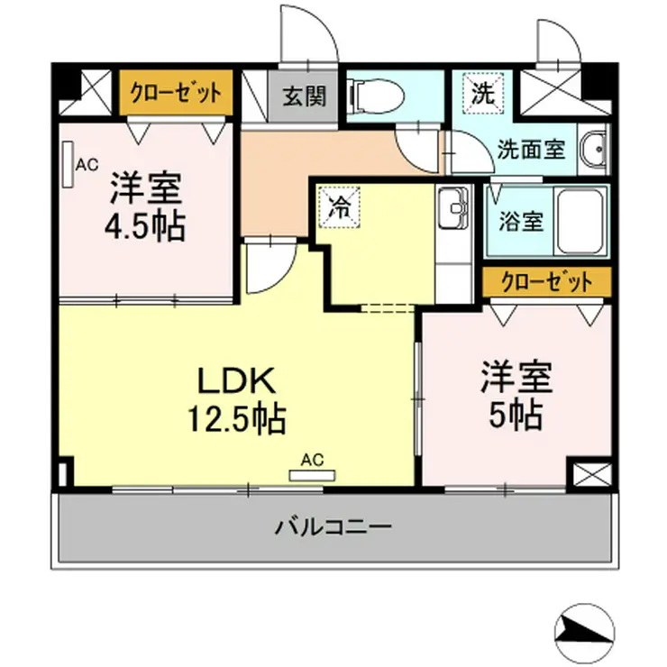 リブイル 5階階 間取り