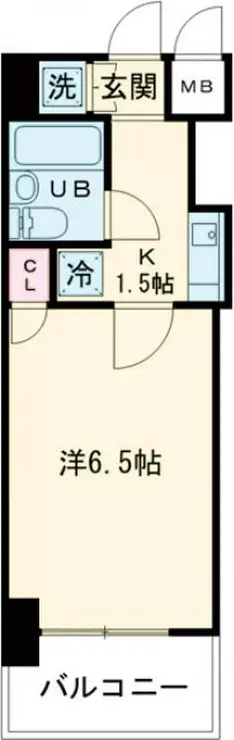 グランレーブ都立大学 2階階 間取り