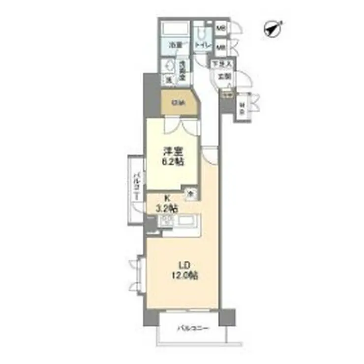 アーマックス大井町 10階階 間取り
