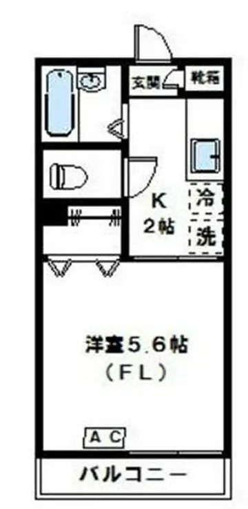 ガレリア東門前 3階階 間取り