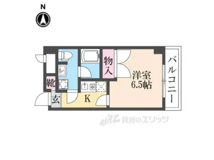 クリスタルプラザ(1K/2階)の間取り写真