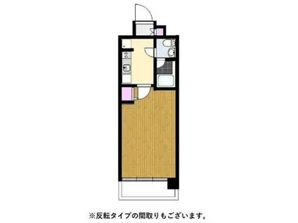 プレール・ドゥーク南品川(1K/4階)の間取り写真