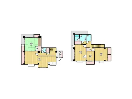東伸ビル(3SLDK/2階)の間取り写真