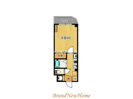 フェアリーズコート日々樹(1K/4階)の間取り写真