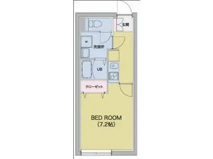 MAXIV CITY大島(1K/5階)の間取り写真