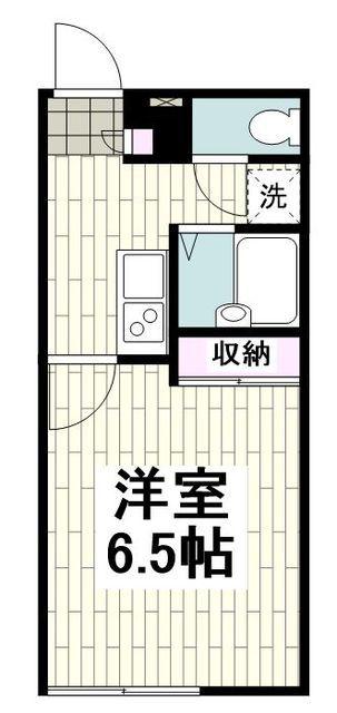 レオパレスコーポエバラ(1K/2階)の間取り写真