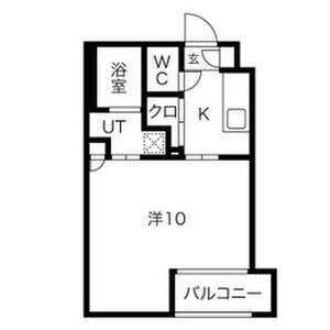 SPACE CUBE HONJIN(1K/2階)の間取り写真