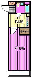 COZY HOUSE URAWA 旧アーモハイツ(1K/3階)の間取り写真