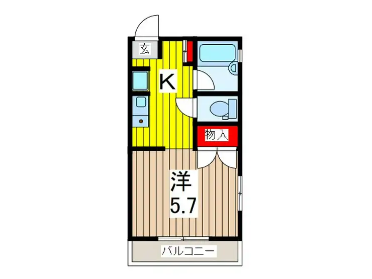 エルハイム並木 1階階 間取り