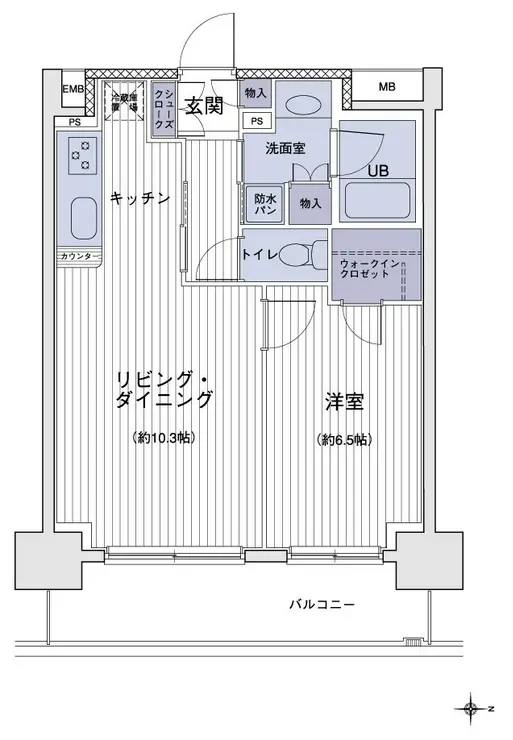 エスティメゾン大島 11階階 間取り