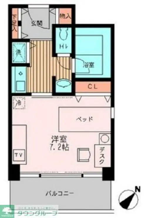 コンフォート荻窪 5階階 間取り
