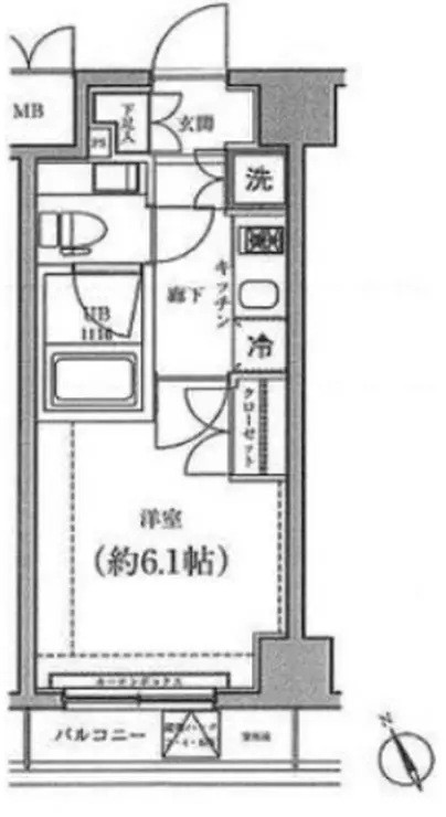 スパシエグランス早稲田 5階階 間取り