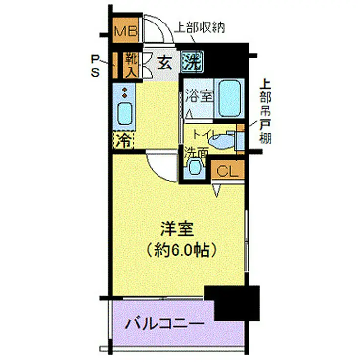 エステムプラザ品川大崎駅前レジデンシャル 9階階 間取り