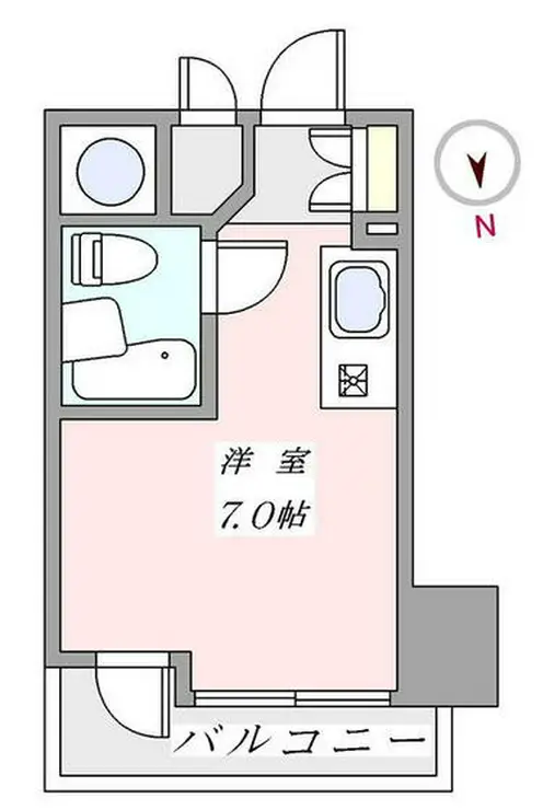 ライオンズステーションプラザ半蔵門 6階階 間取り