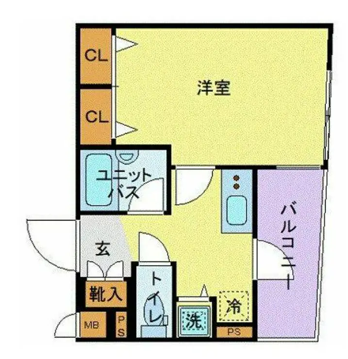 プレール・ドゥーク銀座EAST 5階階 間取り