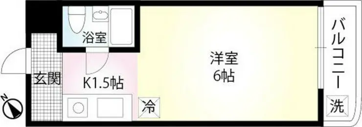 永谷ヒルプラザ六本木 3階階 間取り