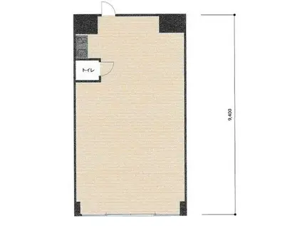 ロワールモモセ(ワンルーム/2階)の間取り写真