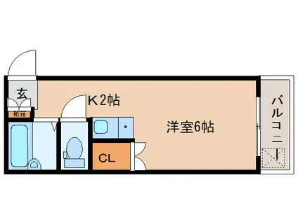 ルミエールタナカ (ワンルーム/3階)の間取り写真