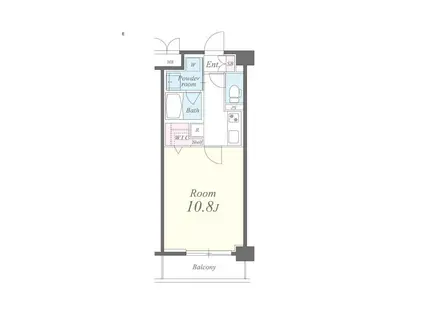 シャルマンミューズ(1K/2階)の間取り写真