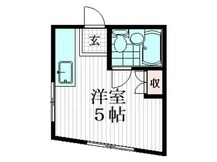 クリア・ハウス西荻(ワンルーム/2階)の間取り写真