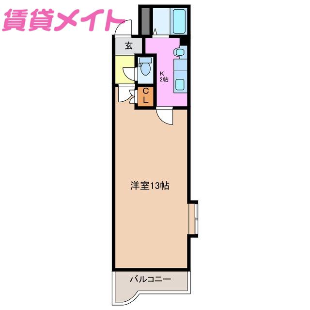 IEプレミアムプラザ(1K/1階)の間取り写真