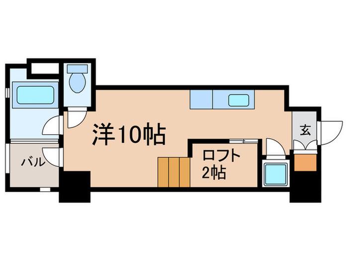 Y´SGARDEN(ワンルーム/5階)の間取り写真