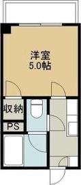 ハートランド12(1K/4階)の間取り写真