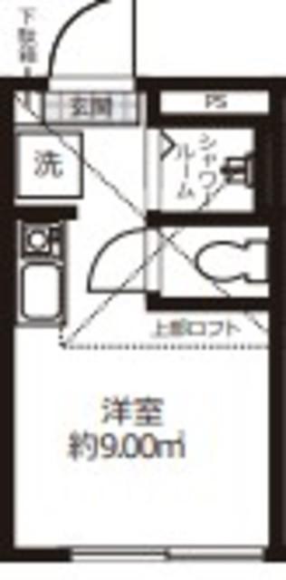 STUDIO APARTMENT東池袋(ワンルーム/3階)の間取り写真