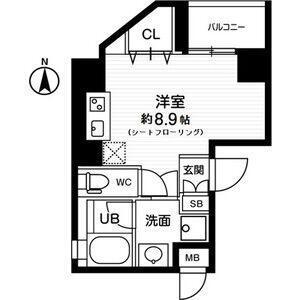 AVANTI JOHOKU(ワンルーム/5階)の間取り写真