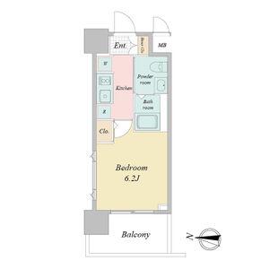 LIVE CASA堀田(1K/12階)の間取り写真