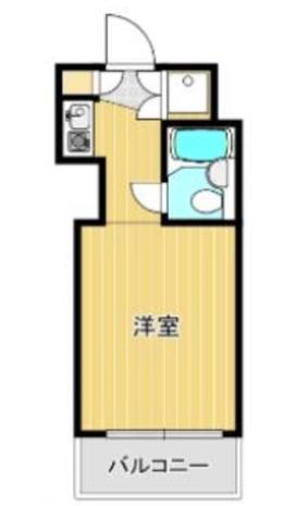 トップ三軒茶屋第4(ワンルーム/1階)の間取り写真