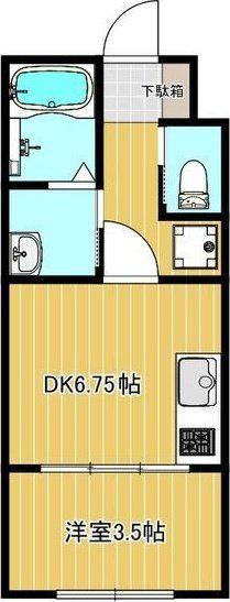 NORN HOUSE(1DK/1階)の間取り写真