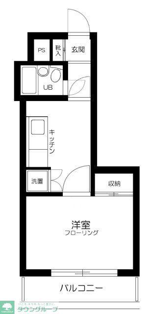 コスモ上池袋(1K/3階)の間取り写真