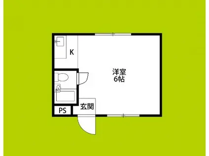 入江マンション(ワンルーム/4階)の間取り写真