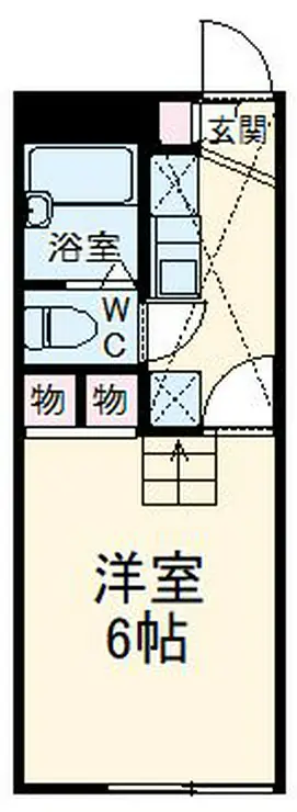 レオパレスマグノーリア 2階階 間取り