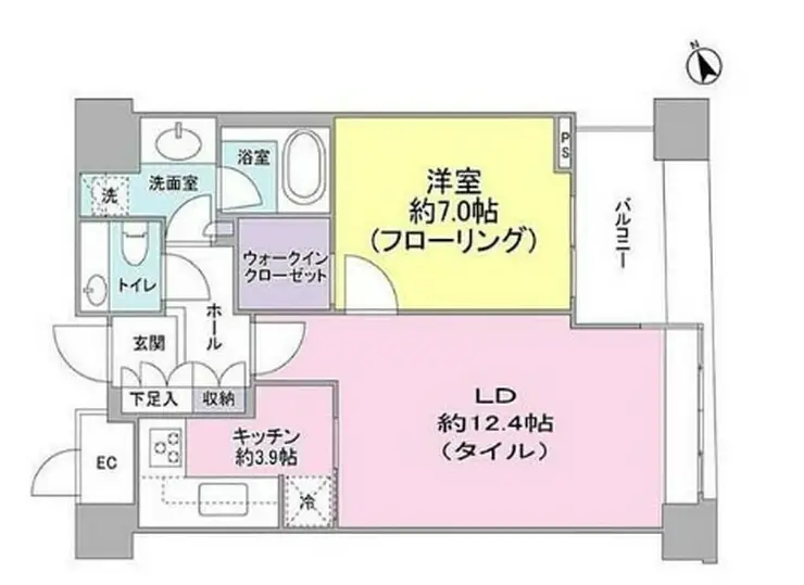 パークコート赤坂ザタワー 24階階 間取り