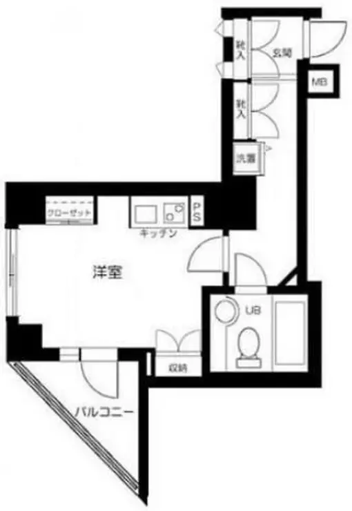 アルカーデンシティリンクス新宿 11階階 間取り