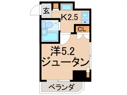 ダイアパレス宮下町 306(1K/3階)の間取り写真