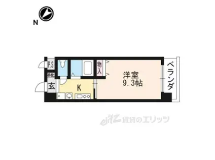 セトルはまおおつ(1K/11階)の間取り写真