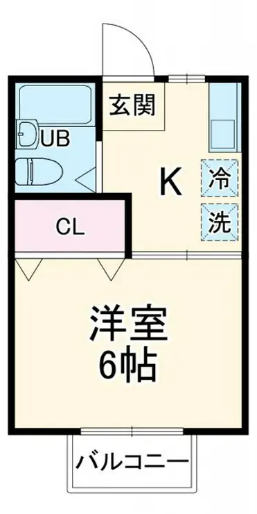 エステート長津田I 2階階 間取り