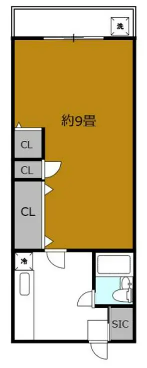 大森サンハイツ 6階階 間取り
