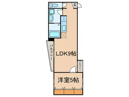ライブコア目白(1LDK/3階)の間取り写真