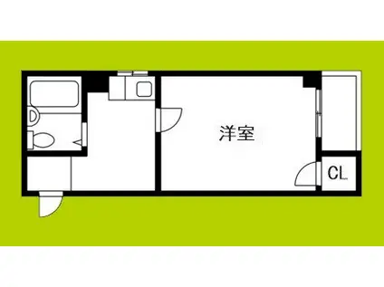メゾンソフィア(1K/1階)の間取り写真